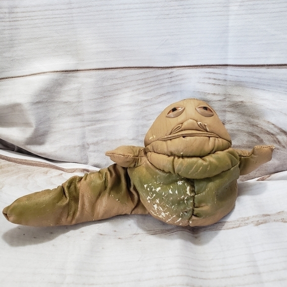 Star Wars Buddies Jabba The Hut Plush 10 Inch Year 1997 Kenner Beanie Peeling - Picture 10 of 10